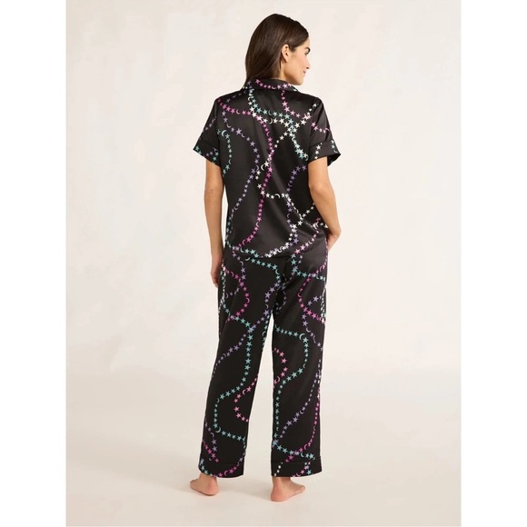 Black Star Patterned PJ Set - Picture 5 of 6